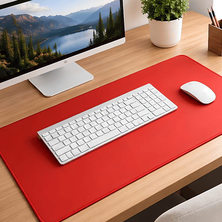 Mouse Pad Profissional Para Teclado e Mouse Superfície Lisa Base Antiderrapante