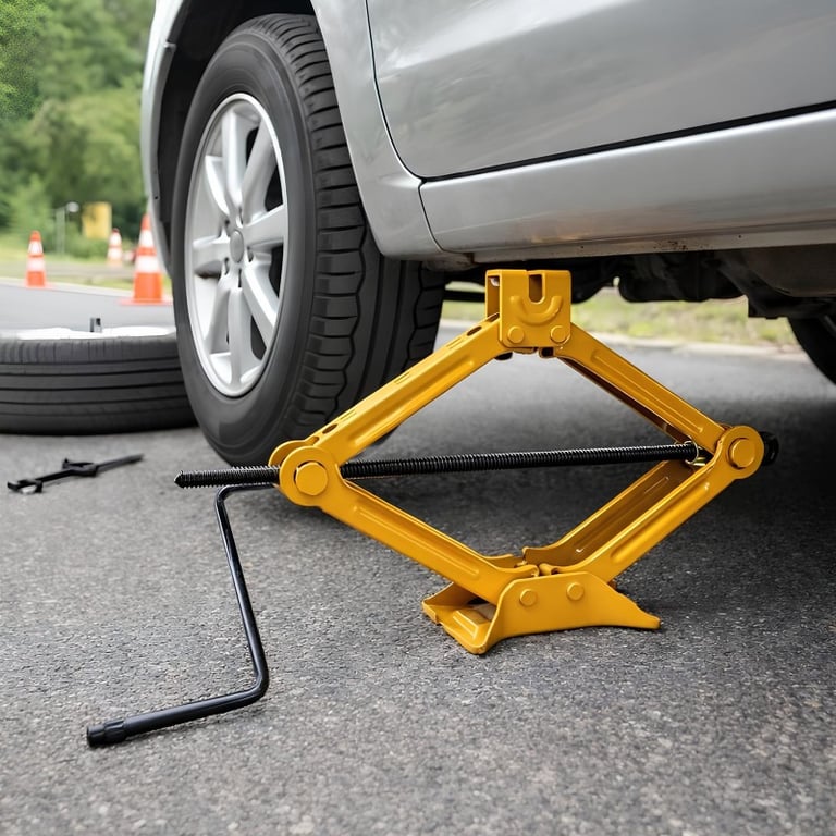Macaco Articulado Tesoura De 2 Toneladas Reforçado Para Carro