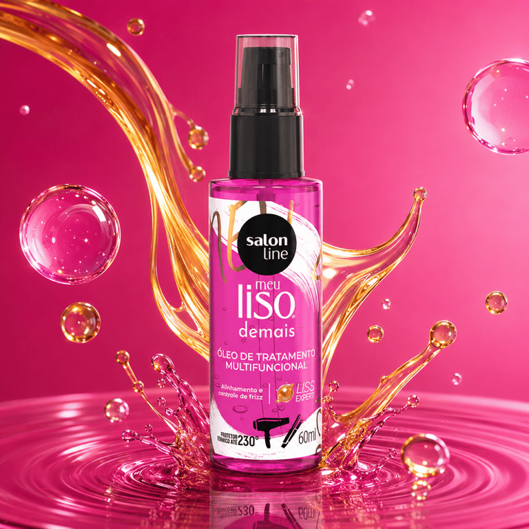 Óleo de Tratamento Multifuncional Meu Liso Demais Salon Line 60ml