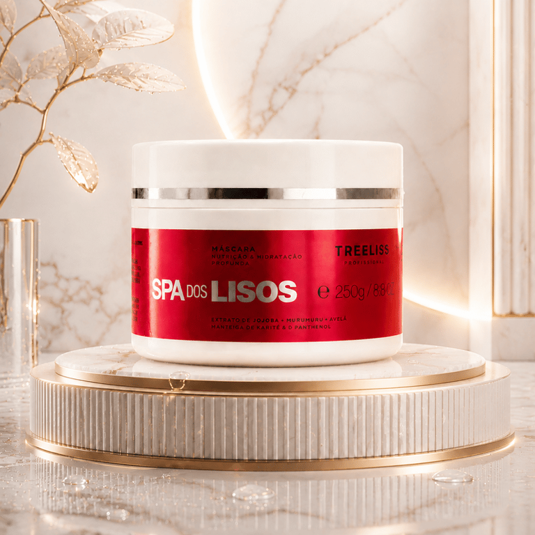 Máscara Fortalecedora Nutrição & Hidratação Profunda Spa Dos Lisos Treeliss 250g