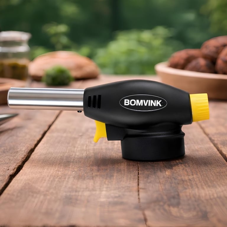 Maçarico Culinário à Gás Multiuso Com Acendimento Automático
