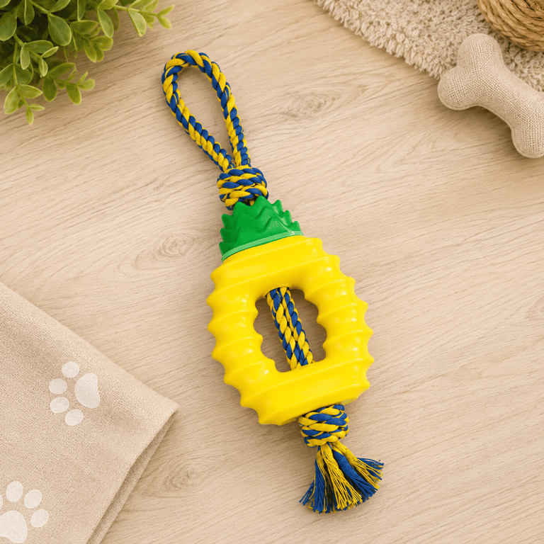 Brinquedo Mordedor Com Corda Resistente Para Cachorros