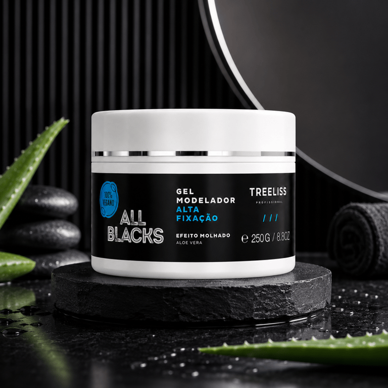 Gel Modelador Efeito Molhado All Blacks Treeliss 250g