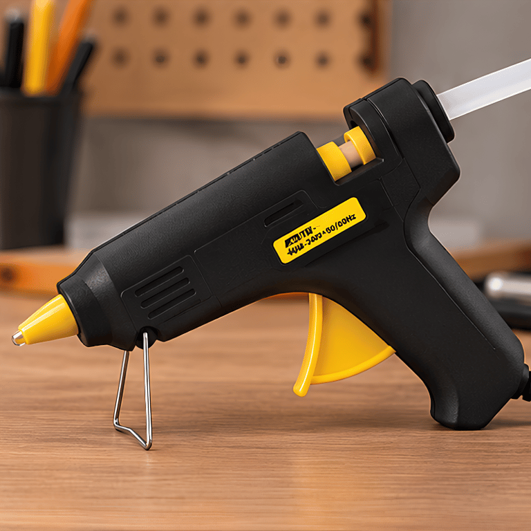 Pistola De Cola Quente 40W Com Aquecimento Rápido Saída Uniforme E Sistema De Segurança Para Artesanato E Reparos