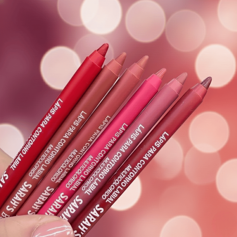 Lápis Para Contorno Labial Multicolorido Sarah’s Beauty 1,5g