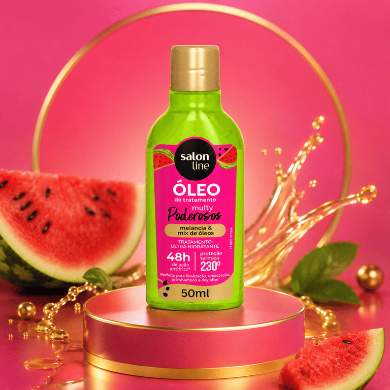 Óleo de Tratamento Multy Poderosos Melancia & Mix de Óleos Salon Line 50ml