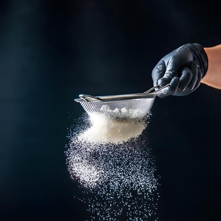 Peneira De Cozinha Aço Inoxidável Malha Fina