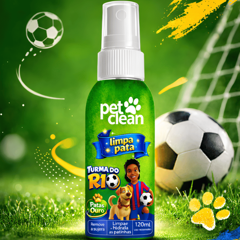 Spray Limpa Patinhas Para Cães Higienizador Hidratante Pet