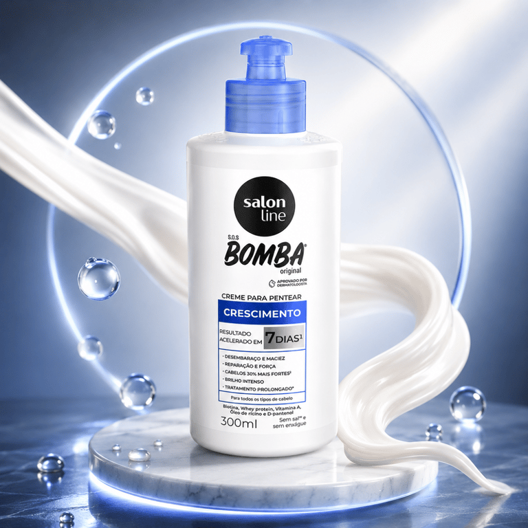 Creme Para Pentear S.O.S Bomba Original Salon Line 300ml