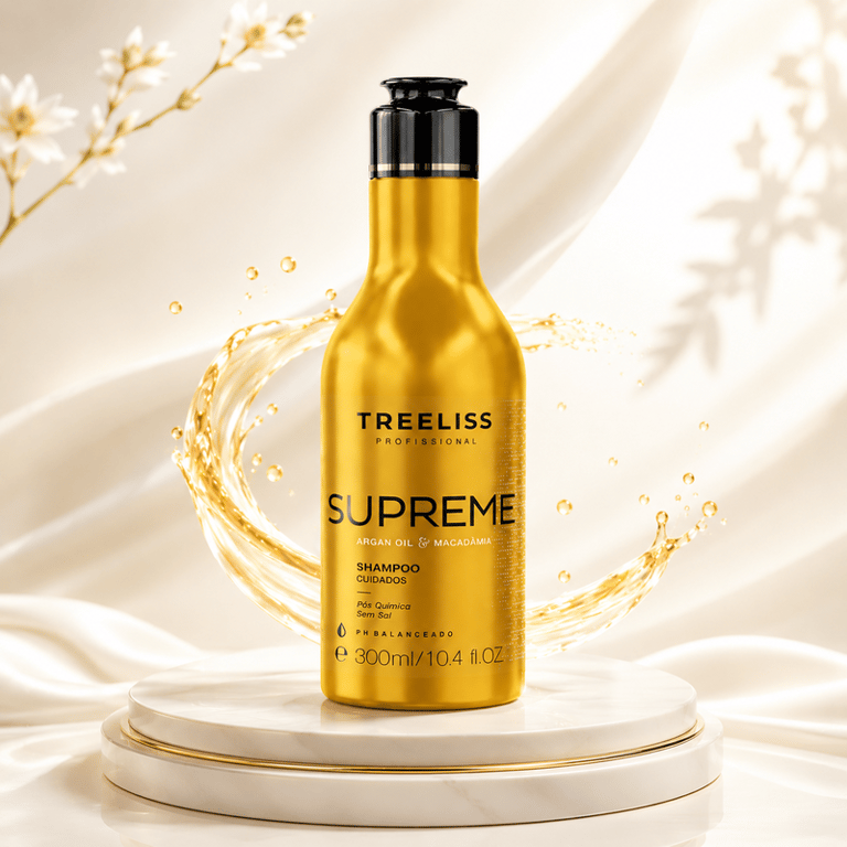 Shampoo Pós-Química Supreme Argan Oil & Macadâmia Treeliss 300ml