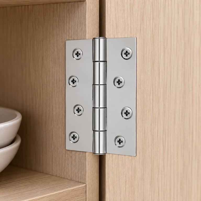 Kit 3 Dobradiças Com Rolamento 4 Polegadas Reforçada E Resistente