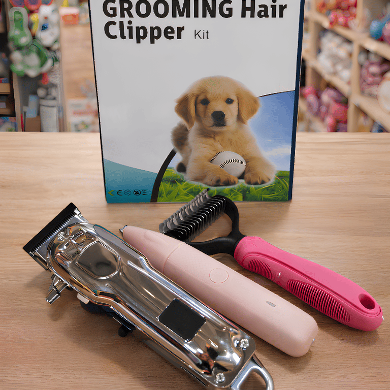 Máquina De Tosa Profissional Com Kit Completo De Acessórios Para Pet