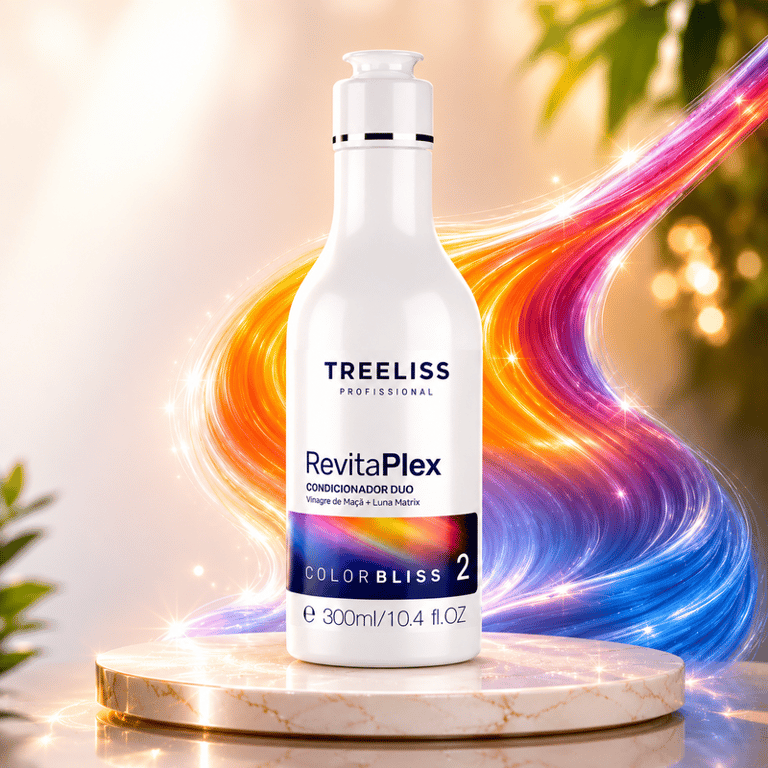 Condicionador Duo RevitaPlex Reconstrução Capilar Color Bliss Treeliss 300ml
