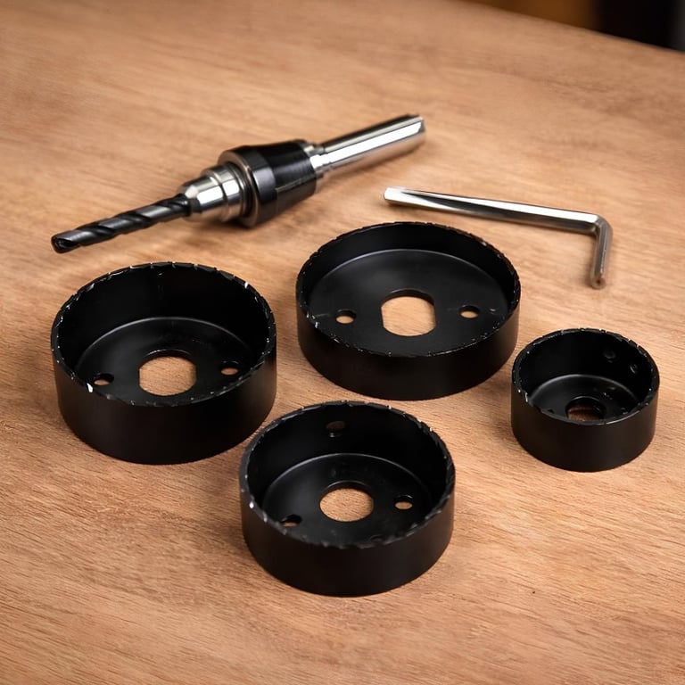 Kit Serra Copo Universal 6 Peças Para Madeira e Drywall
