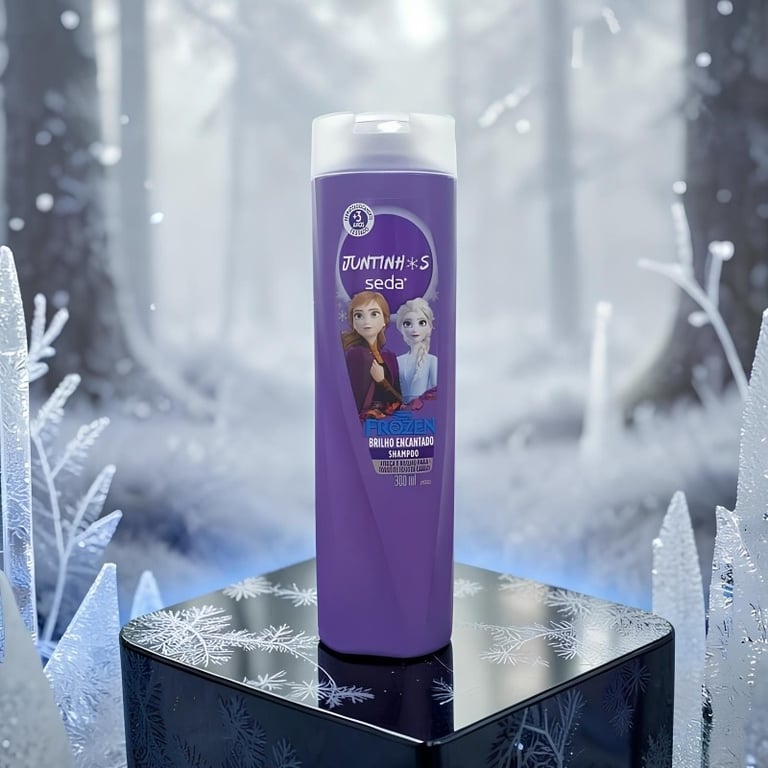 Shampoo Frozen Brilho Encantado Seda Juntinhos 300ml