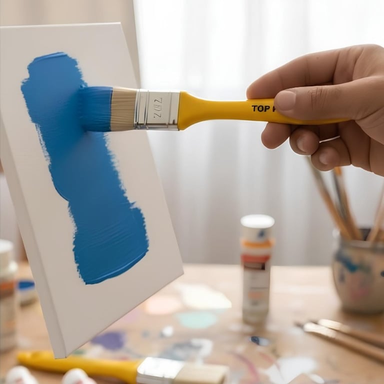 Pincel Trincha Para Pintura Cabo Plástico