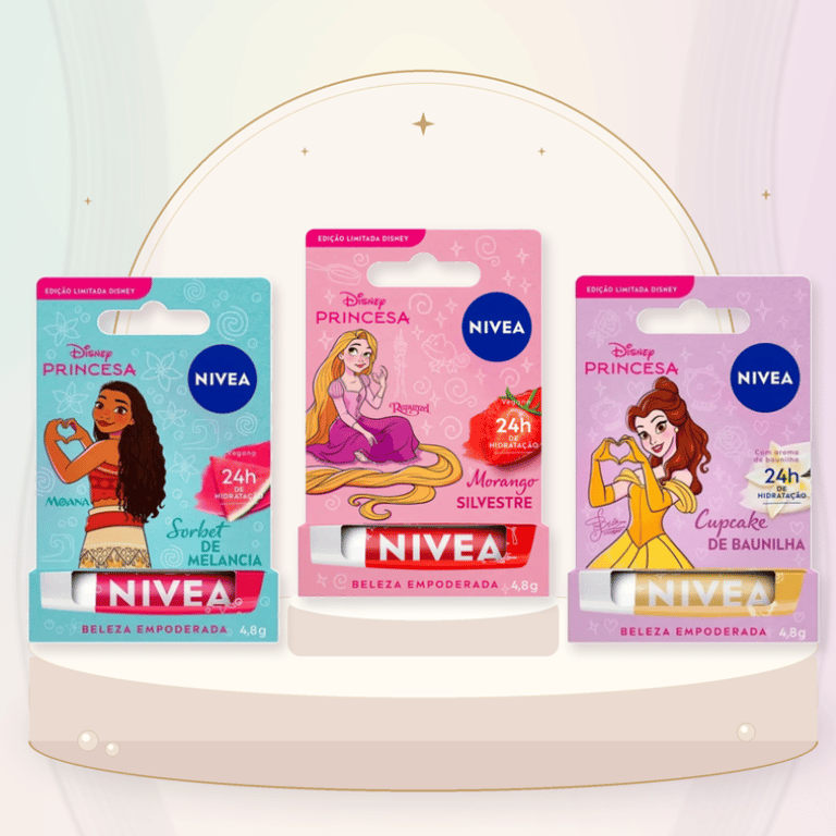 Hidratante Labial Edição Limitada Disney Princesa NIVEA 4,8g