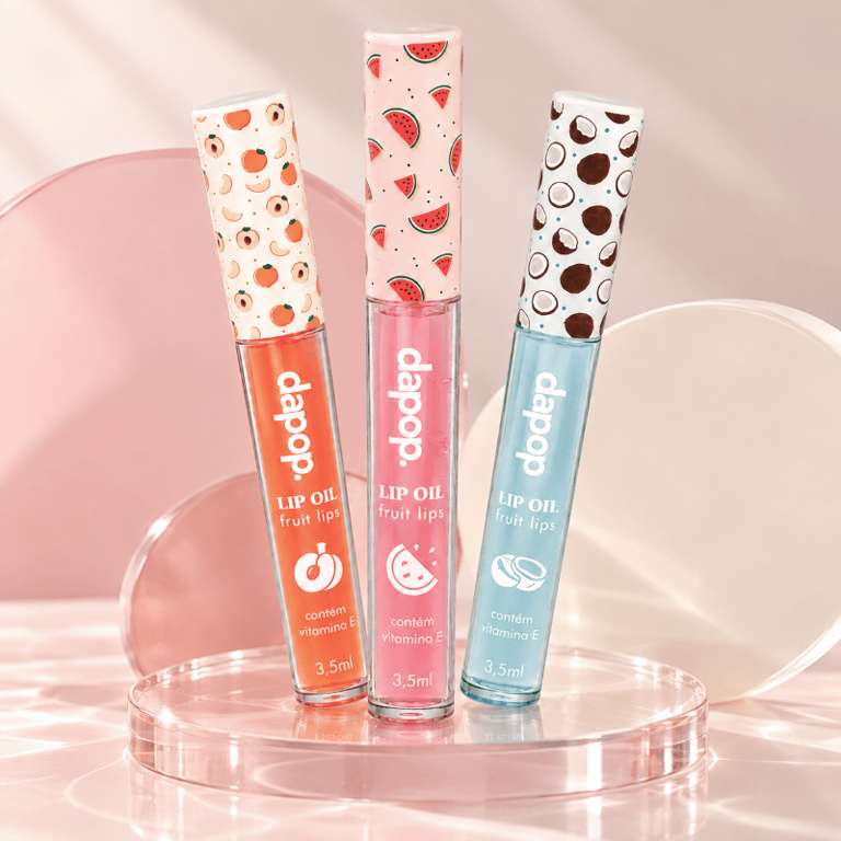 Lip Oil Fruit Lips Vitamina E Dapop 3,5ml