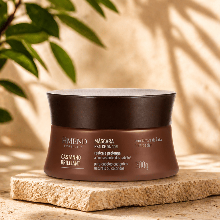 Máscara Realce da Cor Castanho Brilliant Amend Expertise 300g
