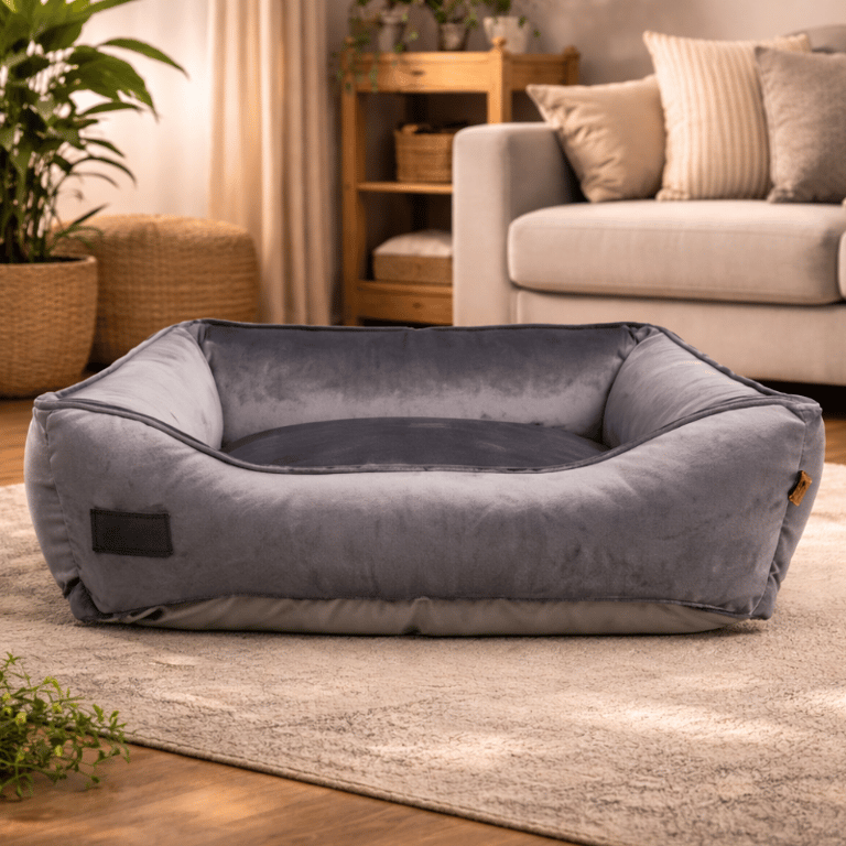 Cama Confortável De Veludo Para Cães e Gatos Tamanho P