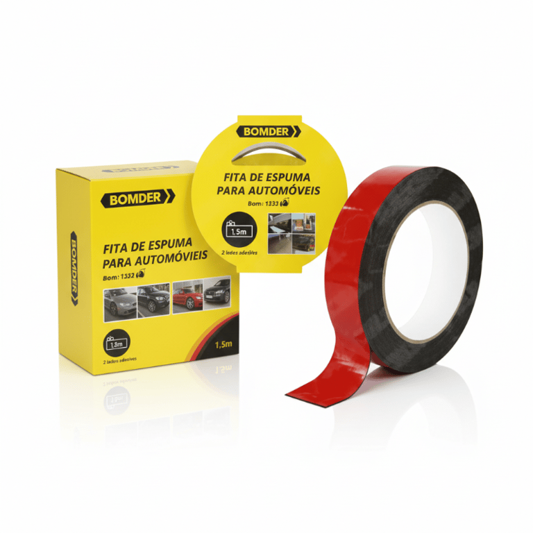 Fita de Espuma para Automoveis 2.4cm 0,1cm 5 Metros