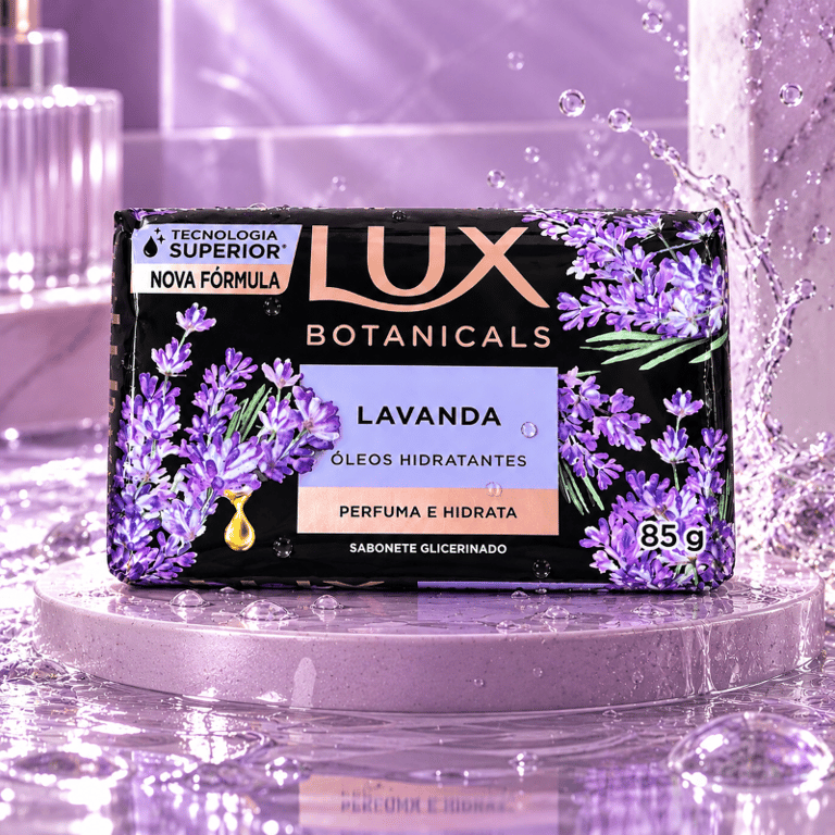 Sabonete Glicerinado em Barra Lavanda Lux 85g