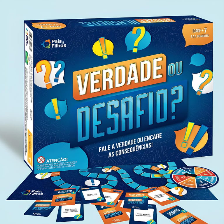 Jogo Verdade Ou Desafio Pais & Filhos