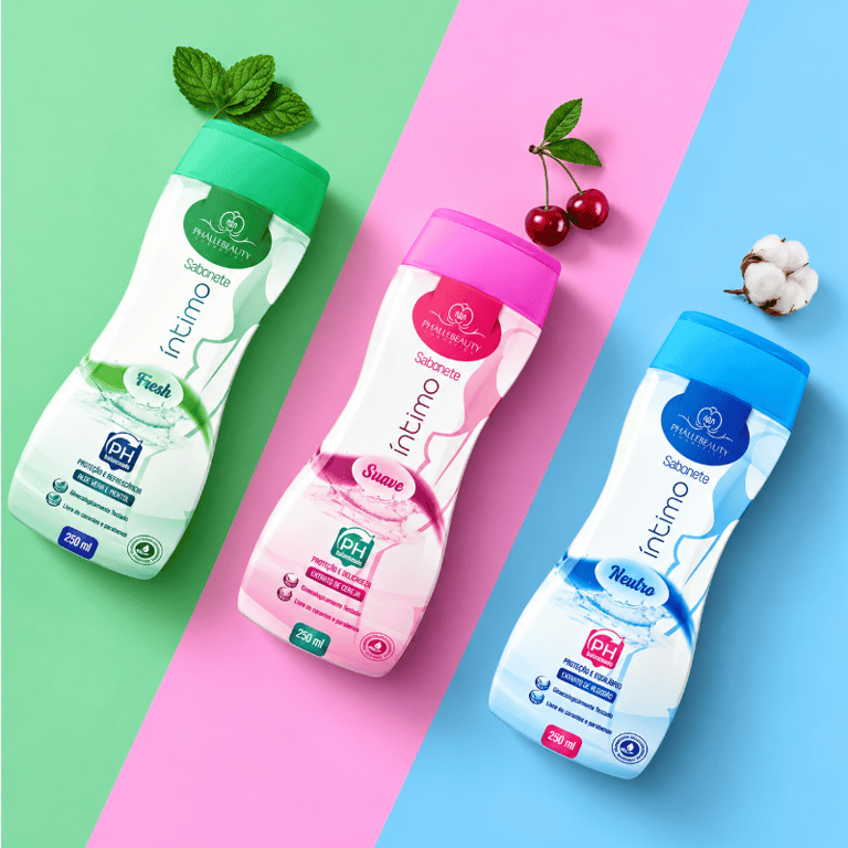 Sabonete Íntimo Feminino pH Balanceado Phállebeauty 250ml