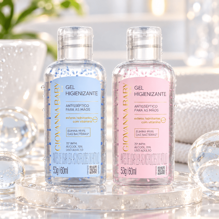Álcool em Gel Higienizante 70% Giovanna Baby 60ml