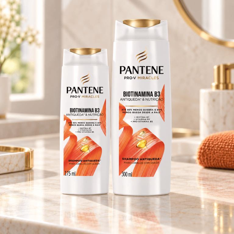 Shampoo Pantene Biotinamina B3 Antiqueda & Nutrição
