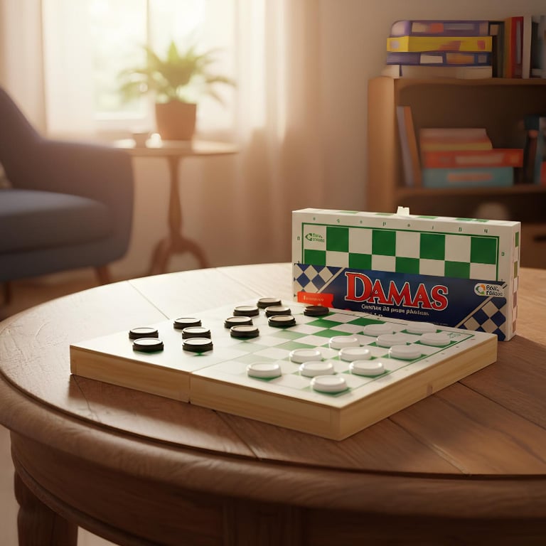 Jogo De Damas Clássico Pais & Filhos