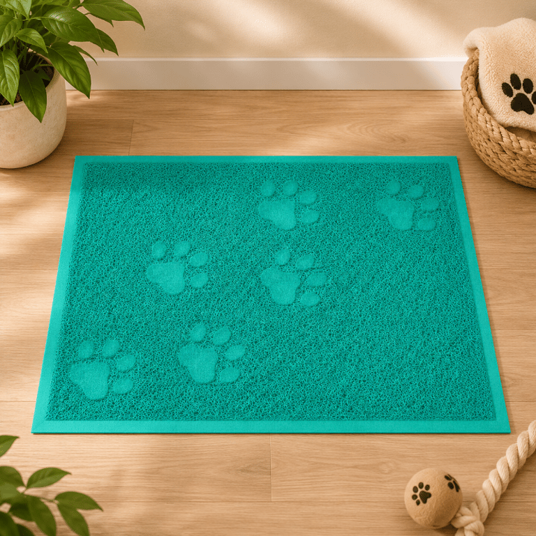 Tapete Coletor De Sujeira Para Cães E Gatos Com Patinhas