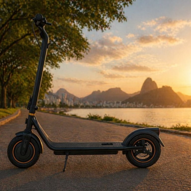 E30 Patinete Elétrico 650 Watts Velocidade Máxima  25km Por Hora Capacidade De Carga 120kg Autonomia 25 á 30km Por Carga