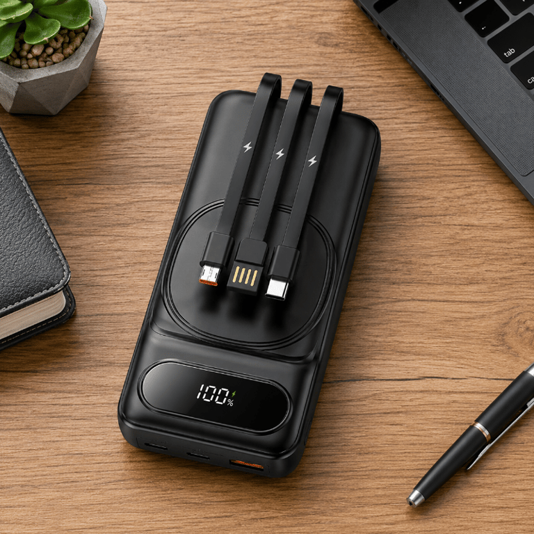Power Bank 20000mAh Carregador Portátil Bateria Externa de Alta Capacidade Para Celular Smartphone