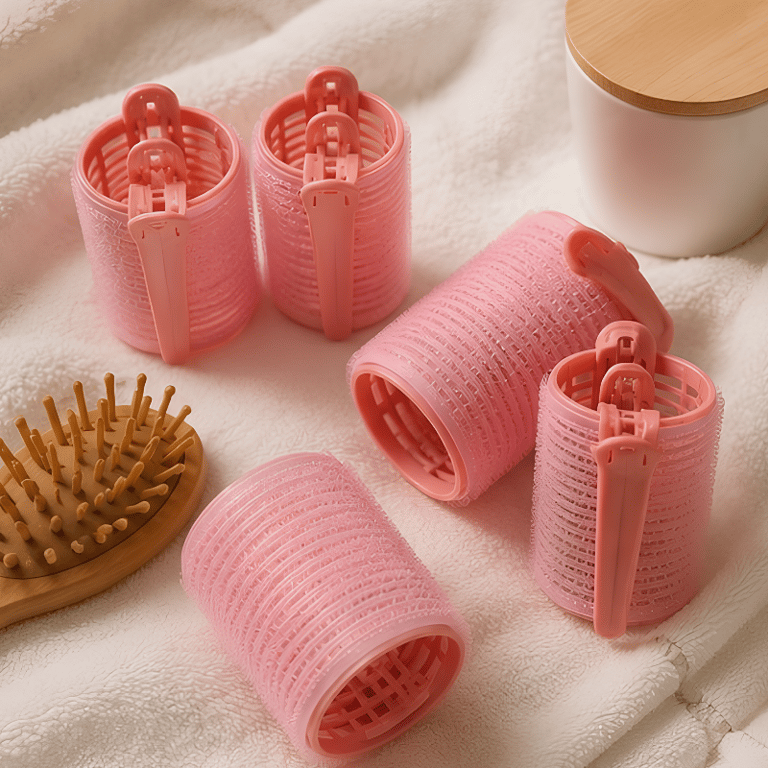 Kit De Bobes para Cabelo com 6 Unidades Bobes Modeladores Para Cachos e Ondas Com Design Prático