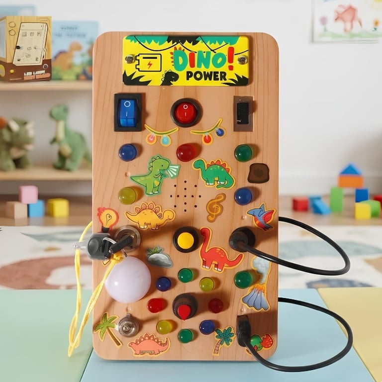 Painel Sensorial Educativo Atividades Com Luzes Led