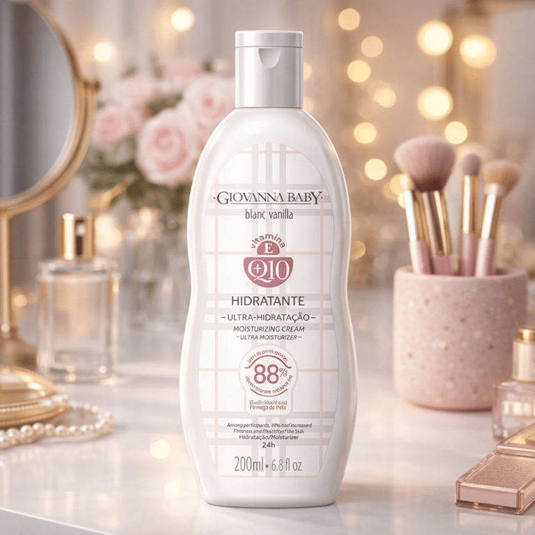 Creme Hidratante Corporal Blanc Vanilla Q10 + Vitamina E Giovanna Baby 200ml