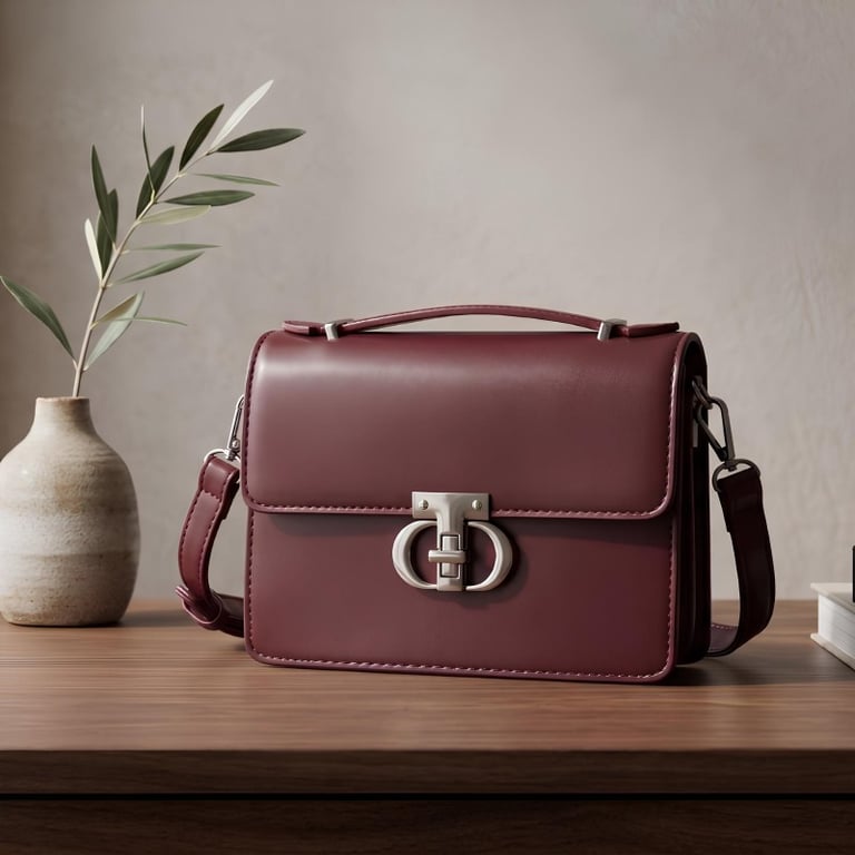 Bolsa Flap Tiracolo com Design Estruturado Sofisticado