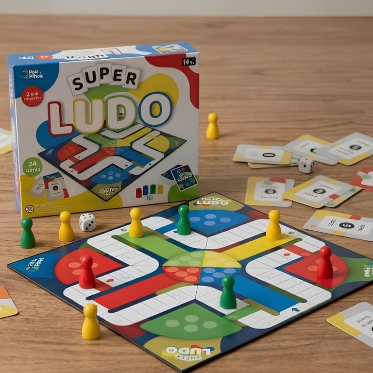 Jogo Super Ludo Pais & Filhos