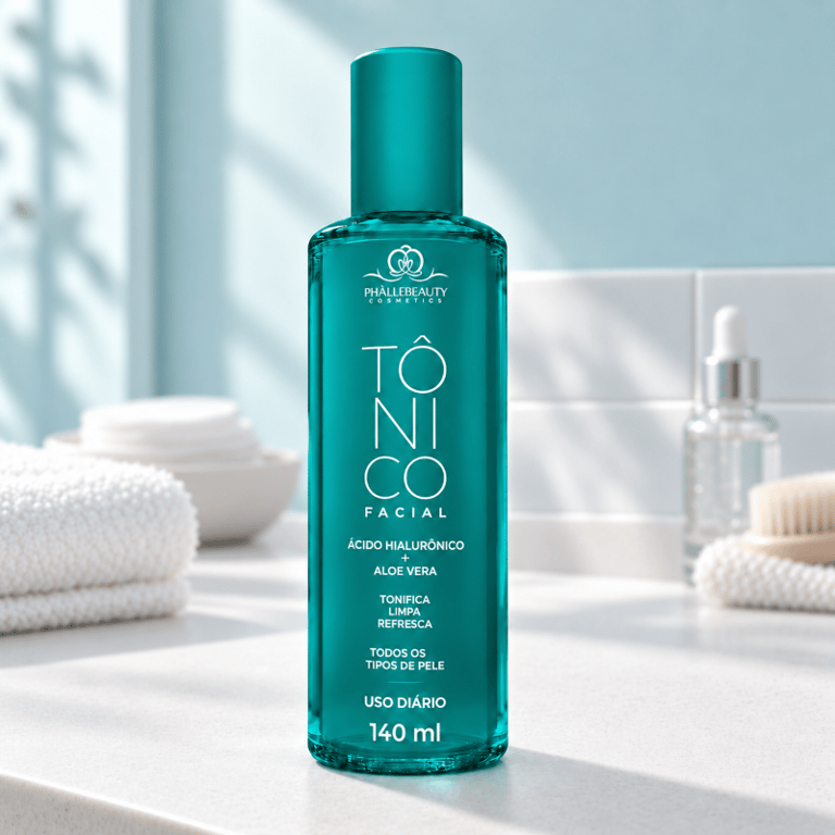 Tônico Facial Ácido Hialurônico e Aloe Vera Phállebeauty 140ml