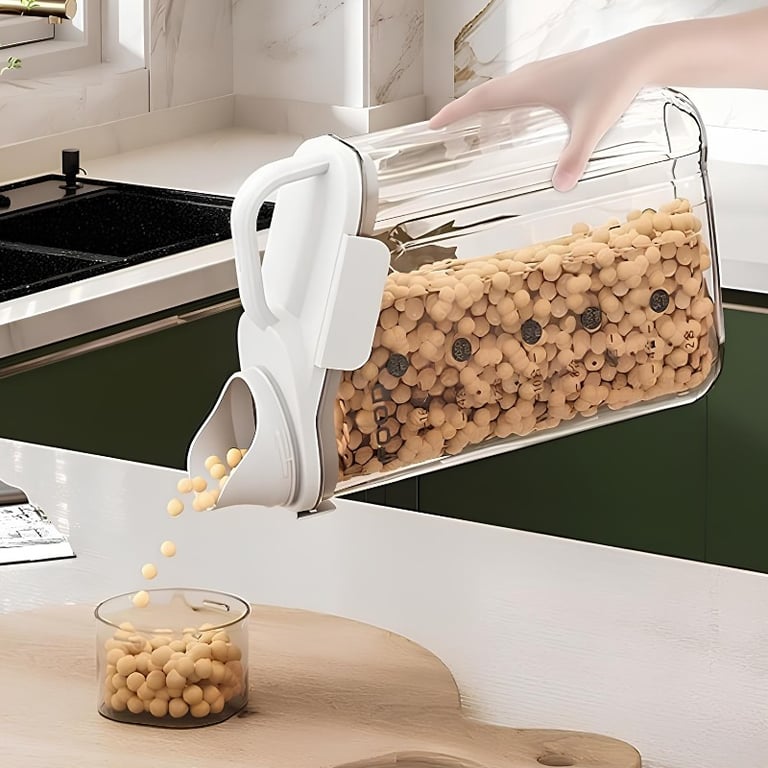 Porta Cereais E Grãos Hermético Com Dosador De 2.8 Litros