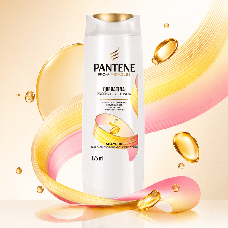 Shampoo Pantene Queratina Preenche & Blinda 175ml