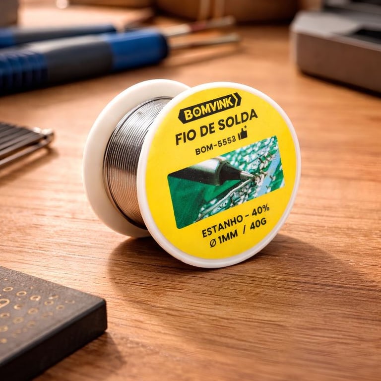 Estanho Em Fio Para Solda Espessura 1mm
