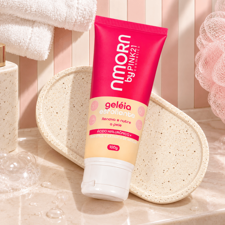 Geléia Esfoliante Renova e Nutre a Pele Amora by Pink 21 100g