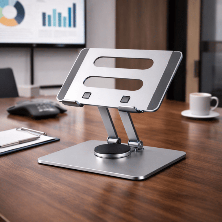 Suporte De Metal Dobrável Para Celular E Tablet Design Moderno