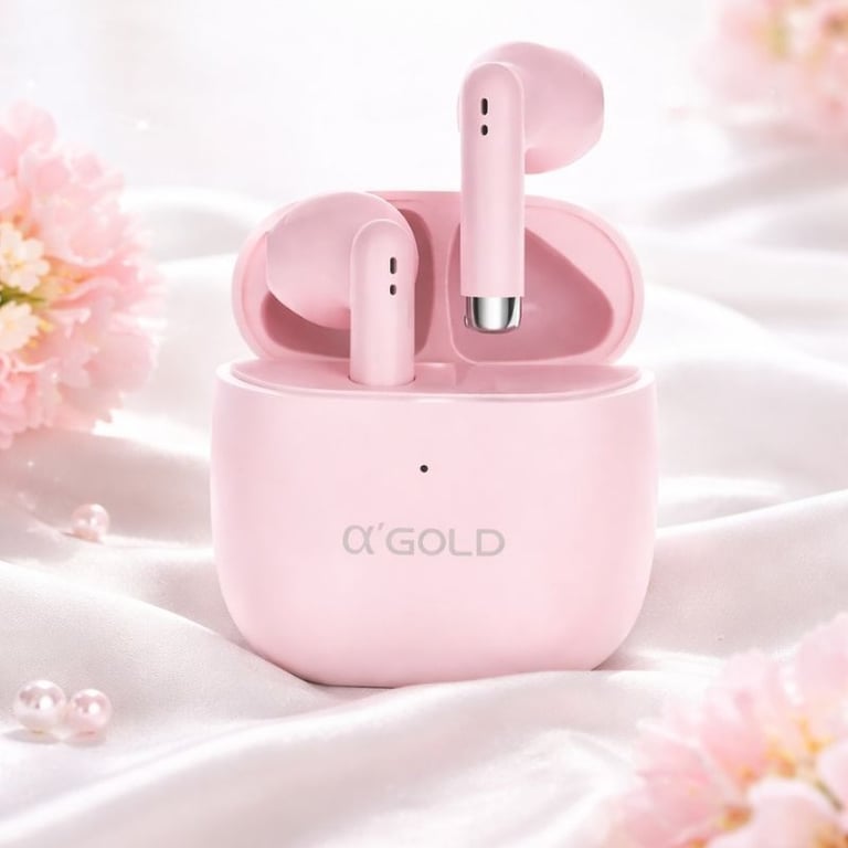 Fone De Ouvido Bluetooth Sem Fio Com Estojo Carregador Redução De Ruído Bateria Recarregável Para Música E Chamadas