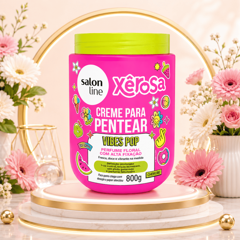 Creme Para Pentear Xêrosa Vibes Pop Salon Line 800g