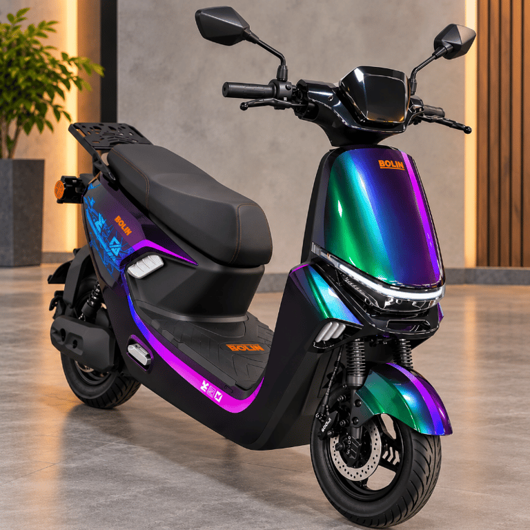 E50 Moto Elétrica Bolin 1000W Bateria de Litio Autonomia de 60km Por Carga Peso Máximo Suportado 150kg