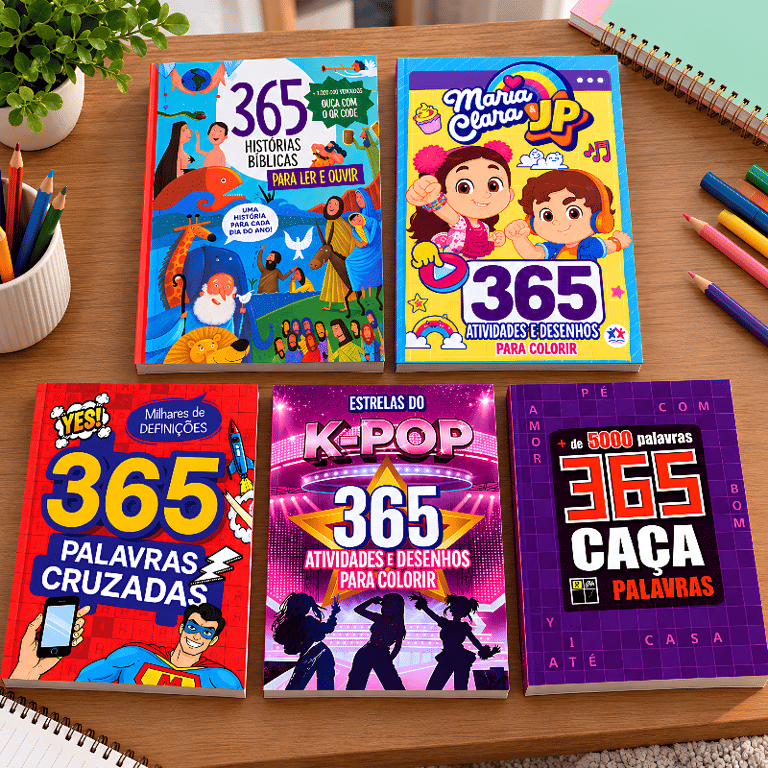 Livros De Atividades E Entretenimento Infantil  Para Leitura Diversão E Desenvolvimento