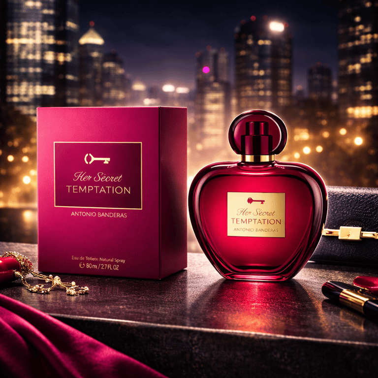 Perfume Antonio Banderas Her Secret Temptation Eau De Toilette  Feminino 80ml